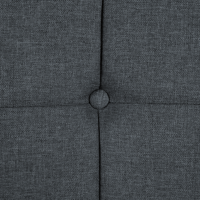 Beliani - FROYA - Slaapbank 3-zits - Donkergrijs - Polyester