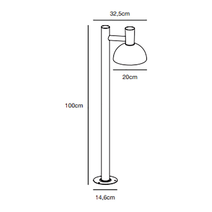 Nordlux Arki Sokkellamp