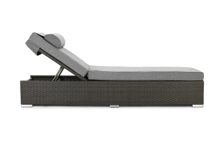Feel Home - Aluminium wicker Box ligbed V - Messina