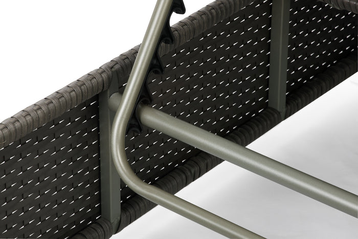 Feel Home - Aluminium wicker Box ligbed V - Messina