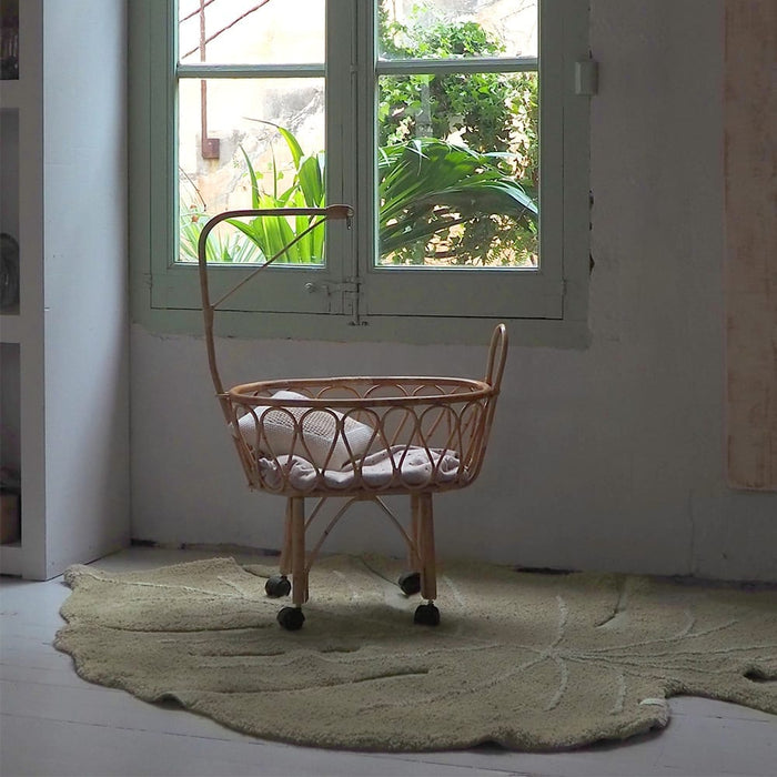 Lorena Canals Vloerkleed Monstera Olive 120 x 180 cm