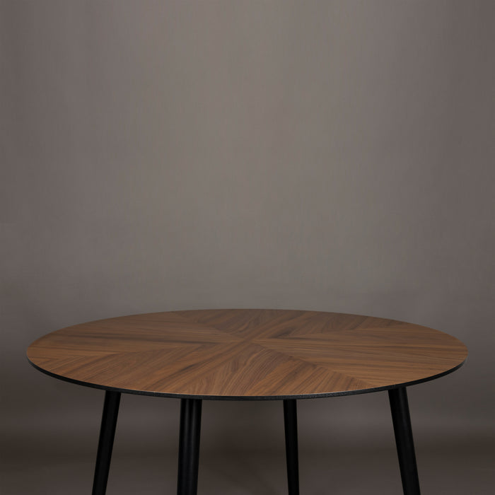 Dutchbone Clover Eettafel - Ø 120 cm - Bruin