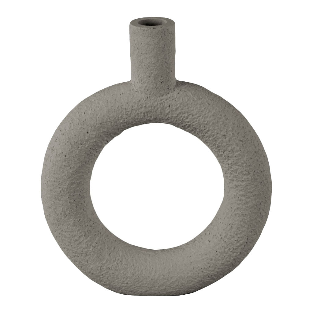present time Ring Vaas Round - Warm grijs