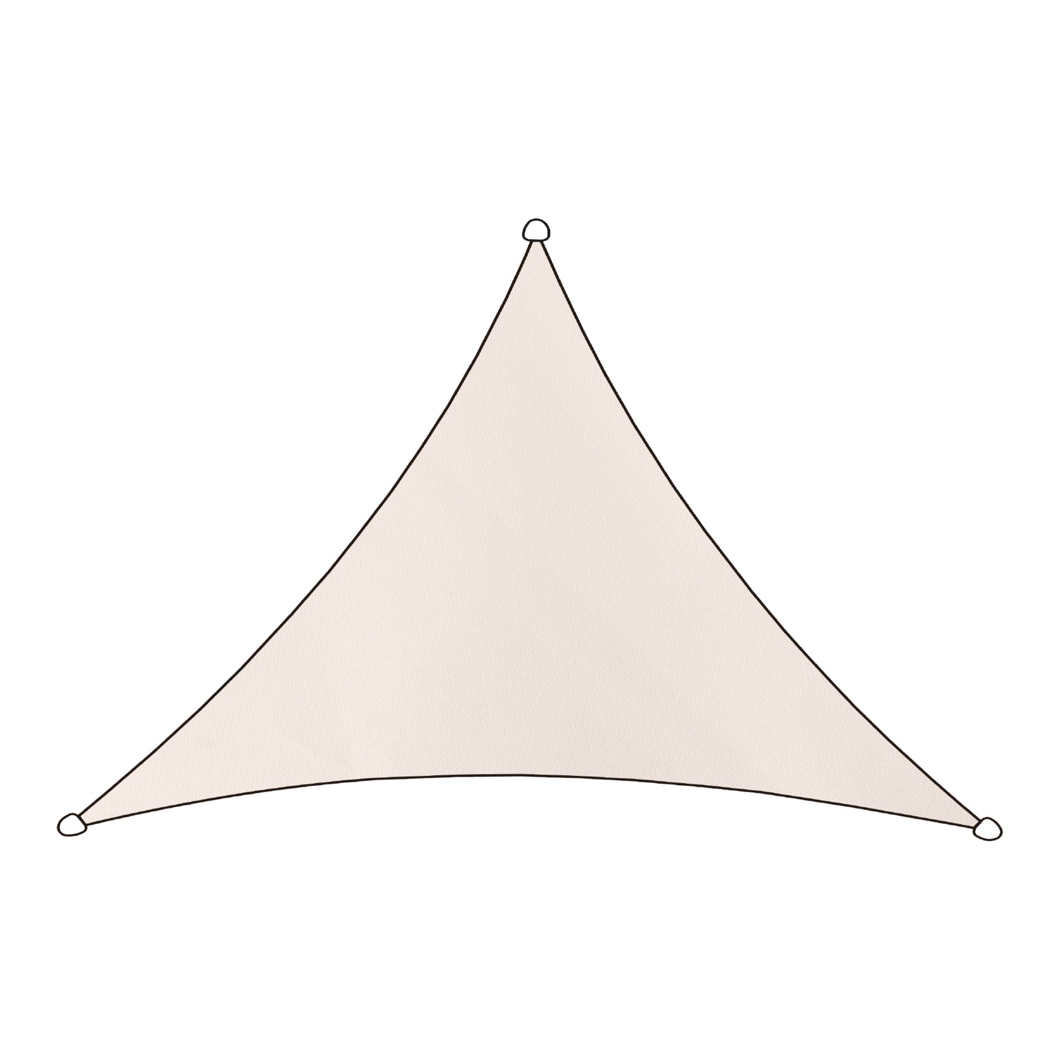 Livin'outdoor Livigno Oxford Schaduwdoek - Driehoek - 3x2.5x2.5