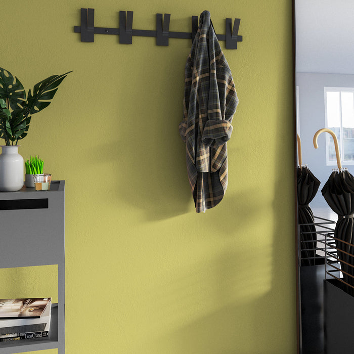 Gorillz Incision - Wandkapstok - 10 kapstokhaken - Zwart