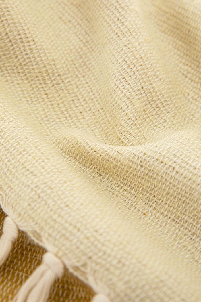 Sissy-Boy Gele dubbelzijdige  deken