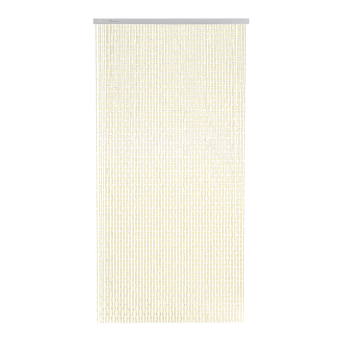 Livin'outdoor Tube Alu Rail Deurgordijn - Ivoorwit - 230x100