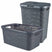 Curver 2-delige Wasboxen- en mandenset Style 45L+60L antraciet