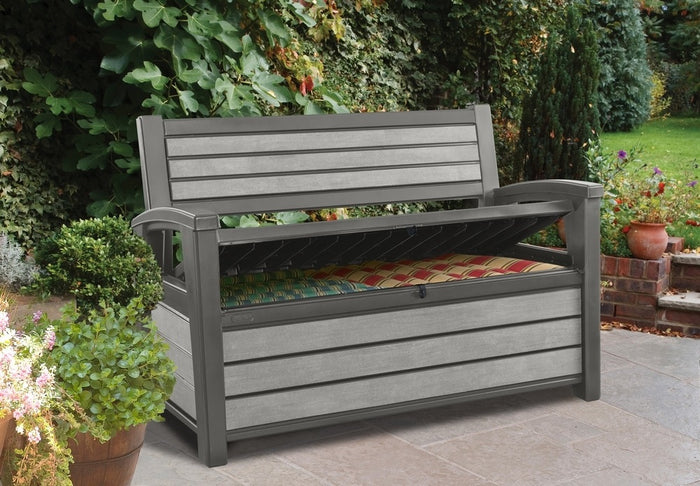 Keter Brushed Bench Box - 227 L - 2-zits