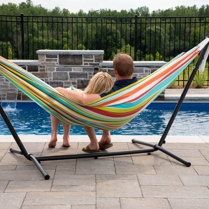 Vivere Combo Hangmat met Stalen Standaard