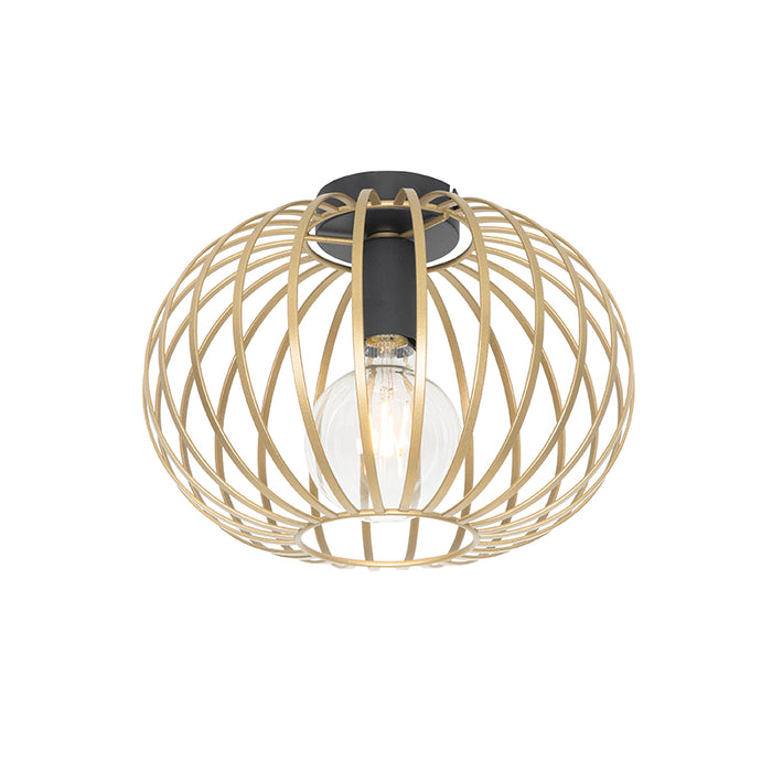 QAZQA Design plafondlamp messing 30 cm - Johanna