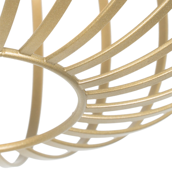 QAZQA Design plafondlamp messing 30 cm - Johanna