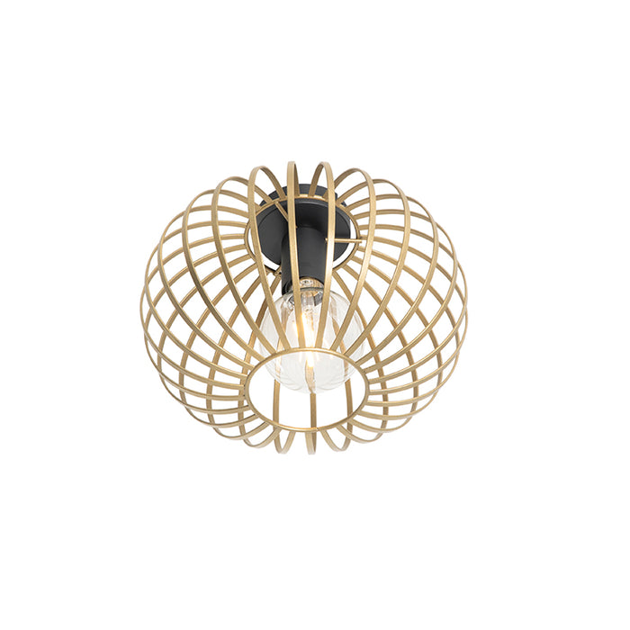 QAZQA Design plafondlamp messing 30 cm - Johanna
