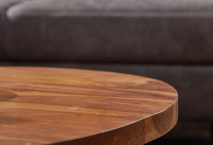 Sky Style Mai Ronde Salontafel met Zwarte Poten