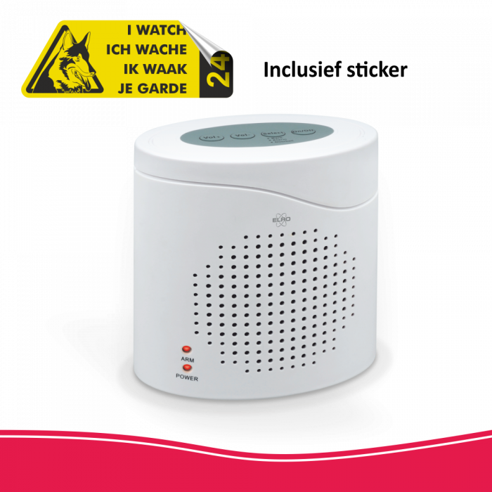 ELRO ARD51 Elektronische Waakhond met realistisch 3D hondengeluid