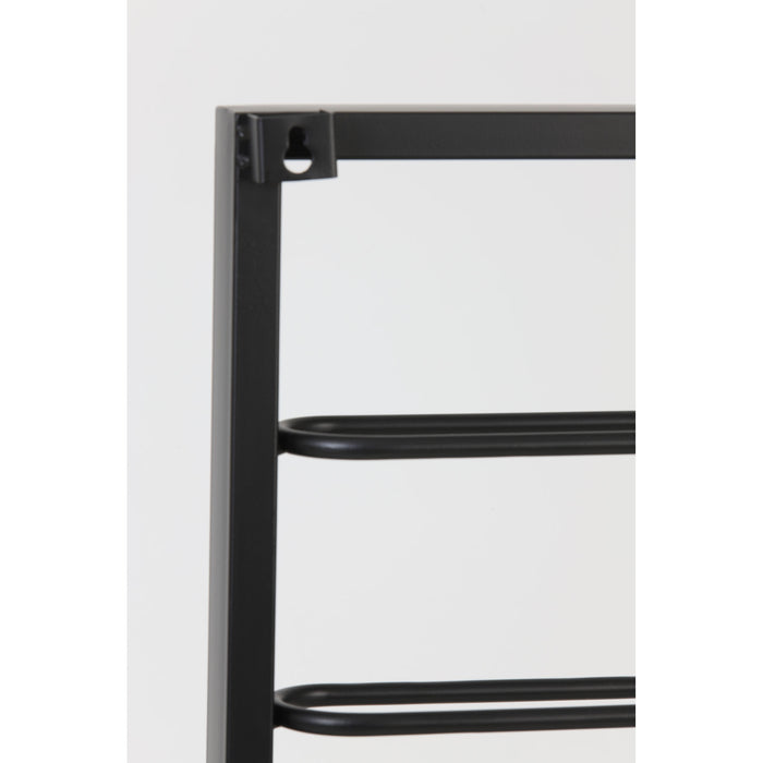 Light & Living Wijnrek Amore - Zwart - 4 Flessen