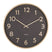 Karlsson Pure Wood Grain Klok - Zwart