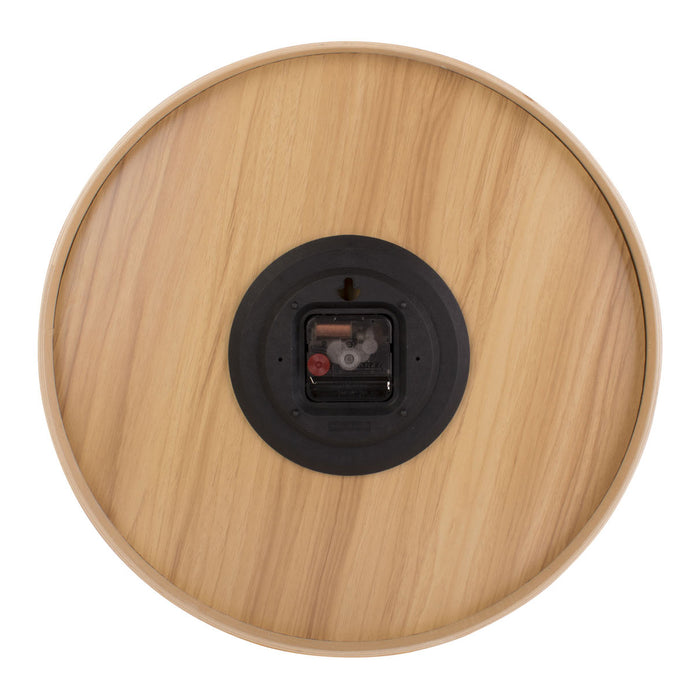Karlsson Pure Wood Grain Klok - Zwart
