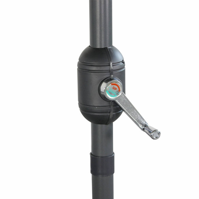 sweeek - Rechthoekige parasol 2x3m met centrale mast