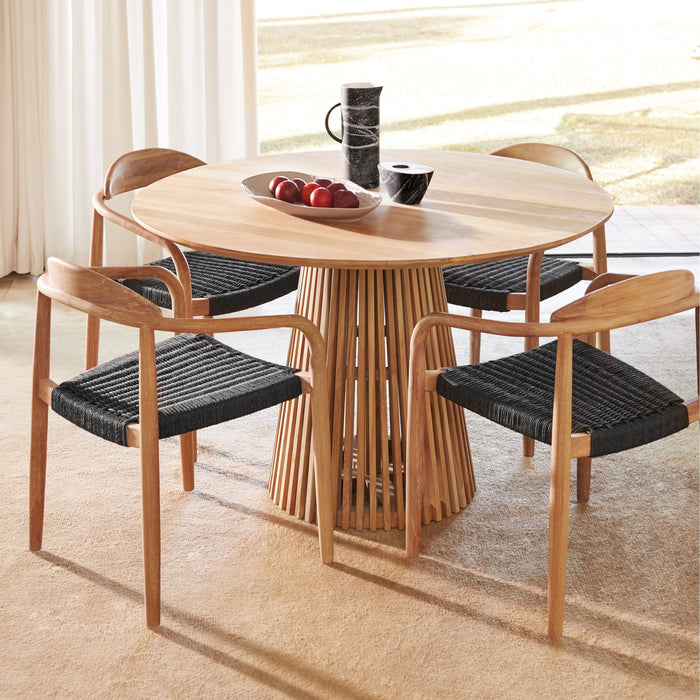 Kave Home Jeanette Eettafel - Ø 120 cm - Naturel