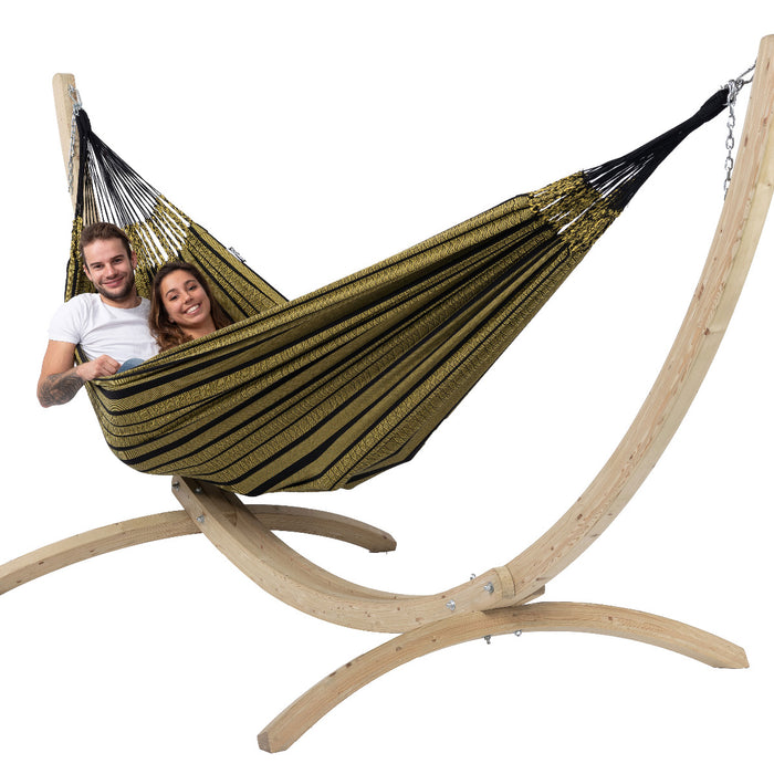 Tropilex® Hangmat Familie Black Edition Gold Geel