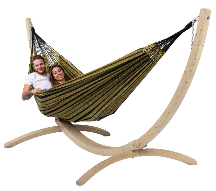 Tropilex® Hangmat Familie Black Edition Gold Geel