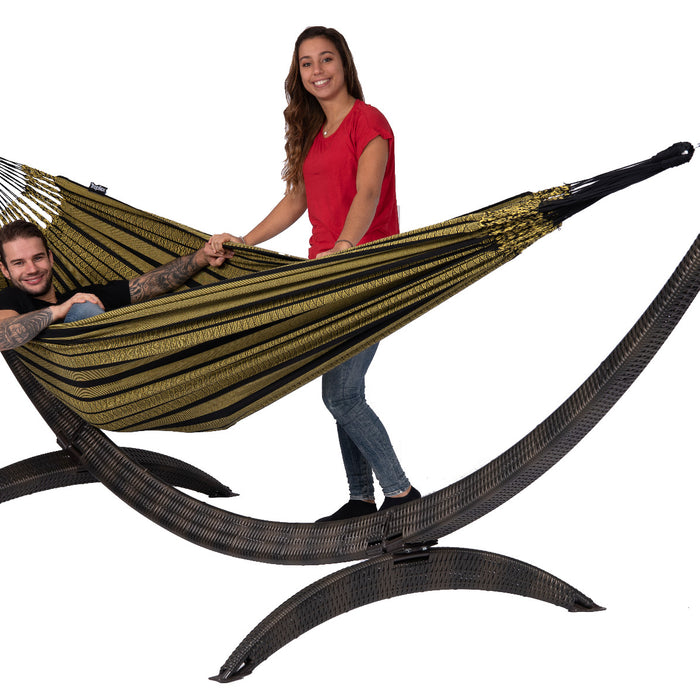 Tropilex® Hangmat Familie Black Edition Gold Geel
