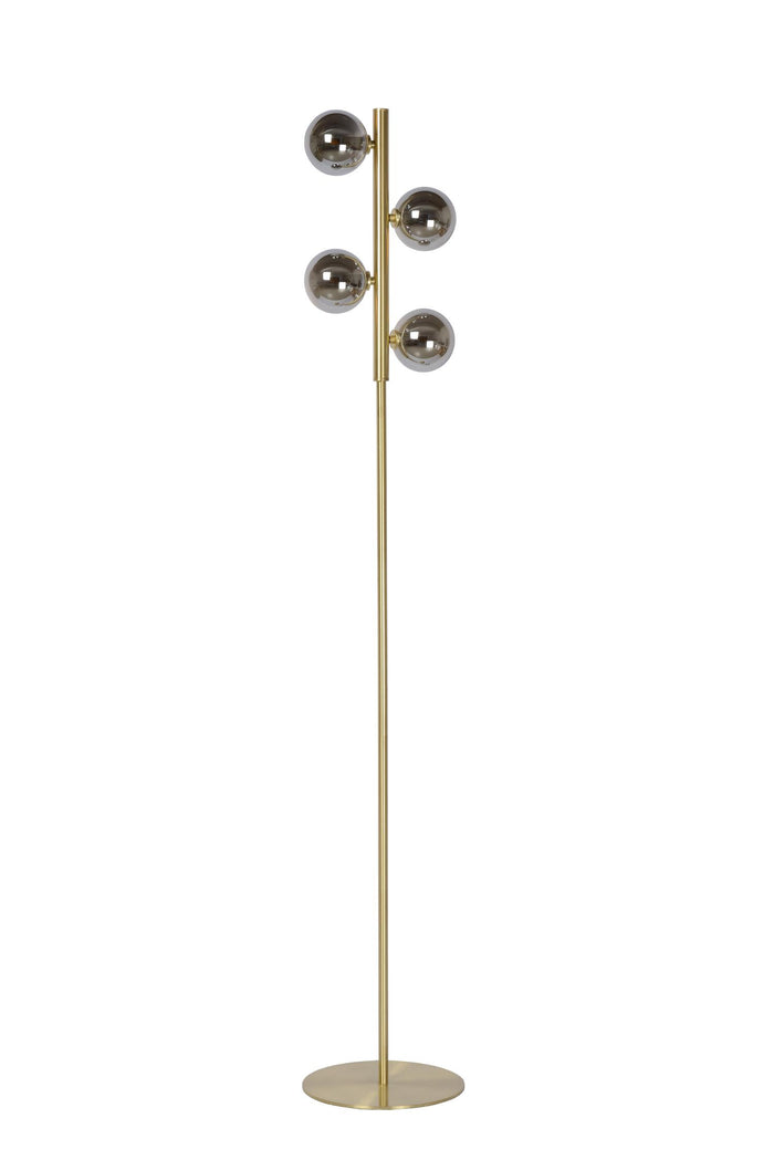 Lucide TYCHO Vloerlamp - Mat Goud | Messing