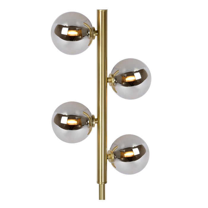 Lucide TYCHO Vloerlamp - Mat Goud | Messing