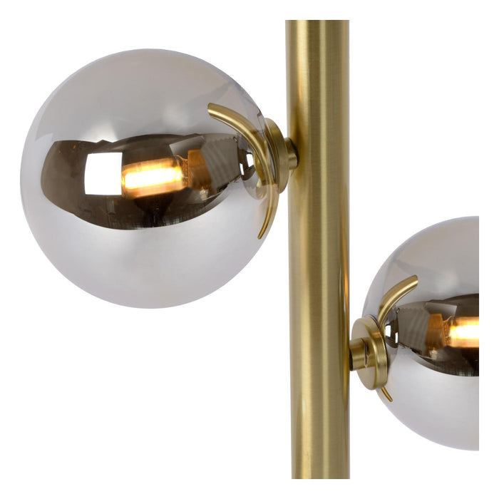 Lucide TYCHO Vloerlamp - Mat Goud | Messing