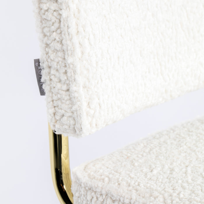 Zuiver Teddy Kink Stoel - Wit