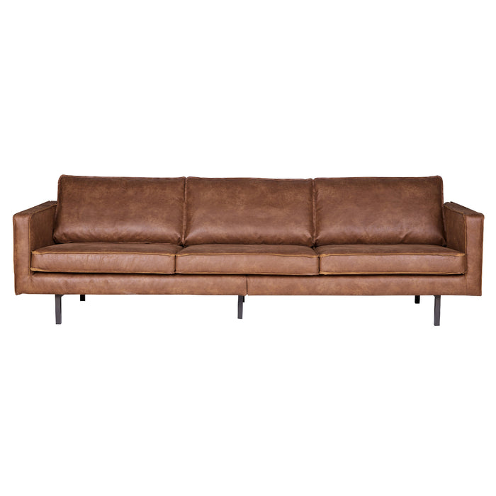 WOOOD Rodeo 3-zitsbank - Eco-leder -  Cognac