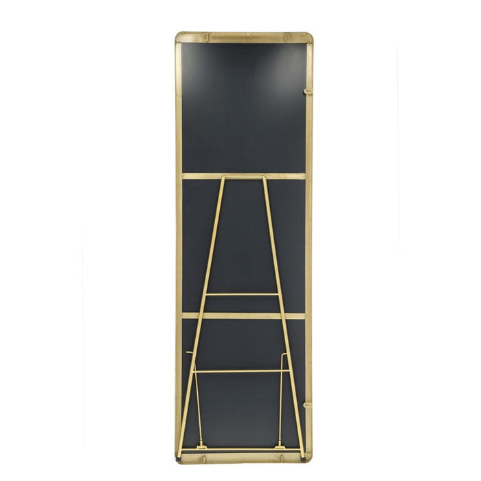 Villa Collection Verdal Passpiegel met Standaard 140 x 45 cm - Goud