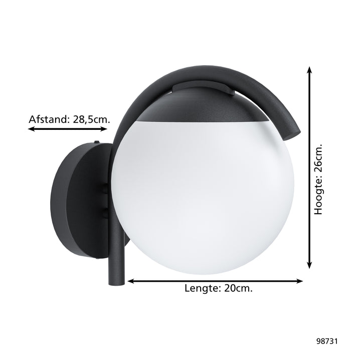Eglo Prata Vecchia Wandlamp