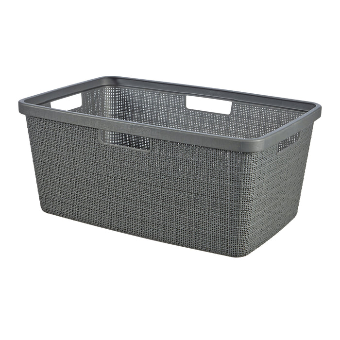 Curver Jute Wasmand 46 L - Donkergrijs