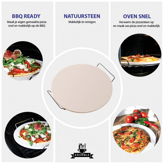Krumble Pizzasteen - 30.5 cm