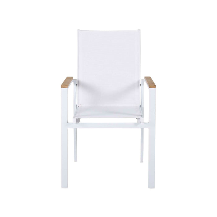 Venture Home Texas Eetkamerstoel 60 x 90 x 56 - Wit - 2-pack