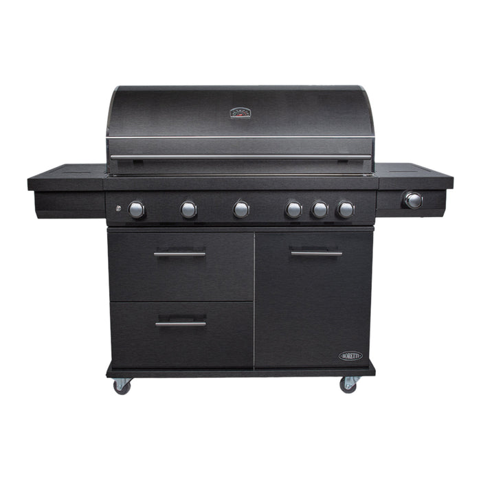 Boretti Imperatore Nero Gasbarbecue - 5 Branders