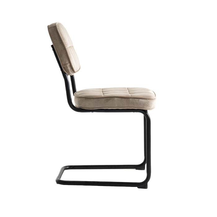 Furnihaus Eetkamerstoelen Set van 4 Flexa - Velvet Beige