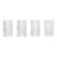 Ferm Living Ripple Waterglazen 4 st. - 140 ml - Clear