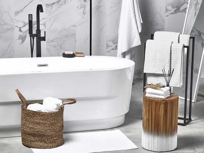 Beliani - ATAI - Handdoek set van 11 - Wit - Katoen