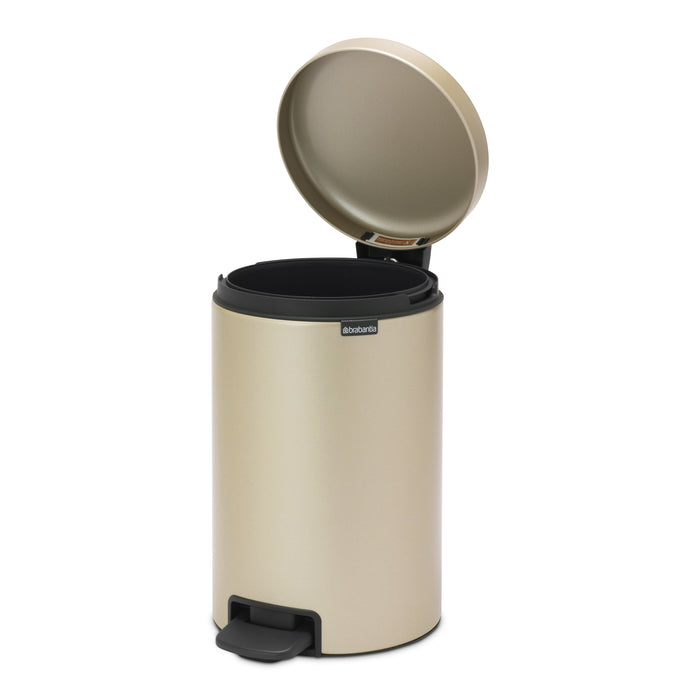Brabantia NewIcon Pedaalemmer 12 L - Metallic Gold