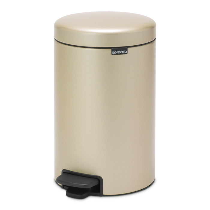 Brabantia NewIcon Pedaalemmer 12 L - Metallic Gold