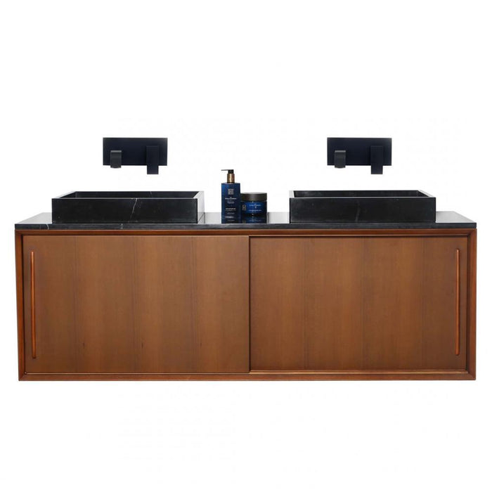 Going Objects - Wastafel  Zwart Marmer - George - Met bodemplaat