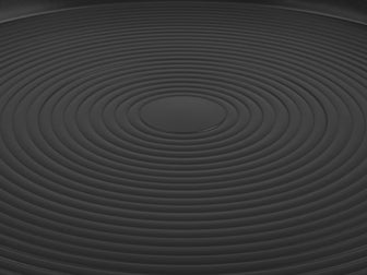 Leitmotiv - Bijzettafel Force - Zwart - Ø40cm