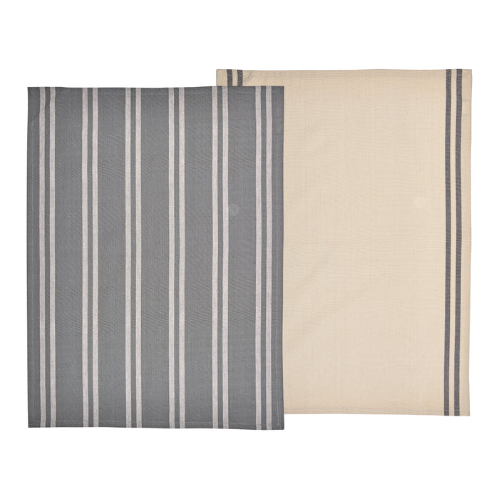 Södahl Theedoek Set van 2 - Grijs