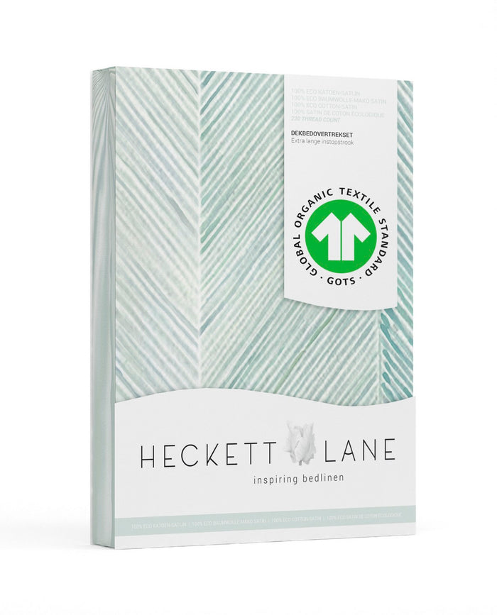 Heckett Lane Dekbedovertrek Katoen Satijn Sabana - urban blue