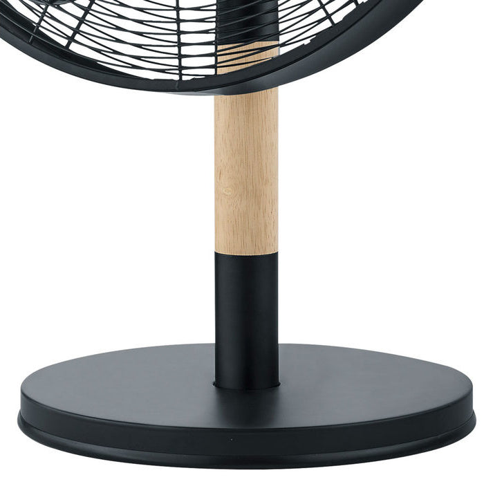 Reality Leuchten Staande Ventilator Viking Black 35cm