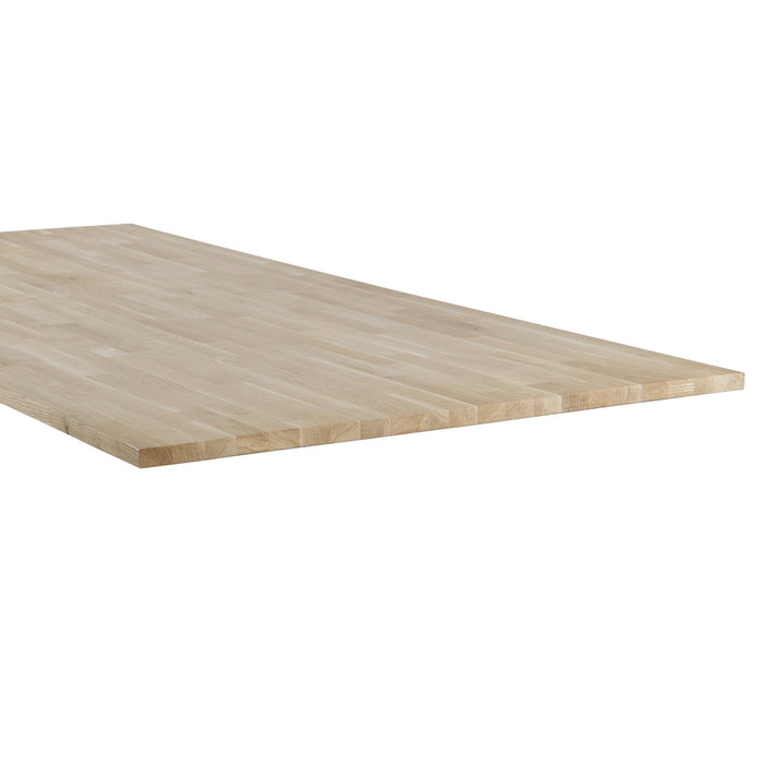 WOOOD Tablo Tafelblad Incl. A-Poot - Onbehandeld - Eiken - 74,4x160x90