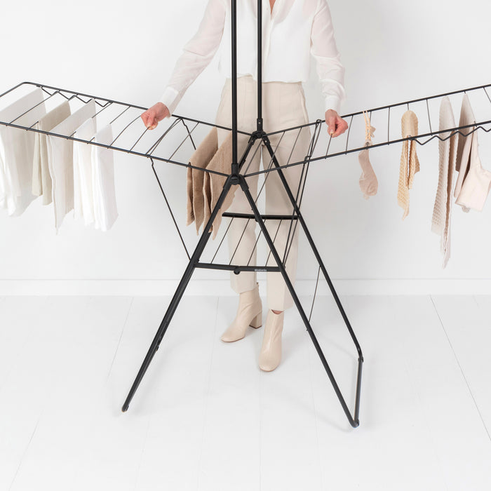 Brabantia HangOn Droogrek 25 Meter - Matt Black